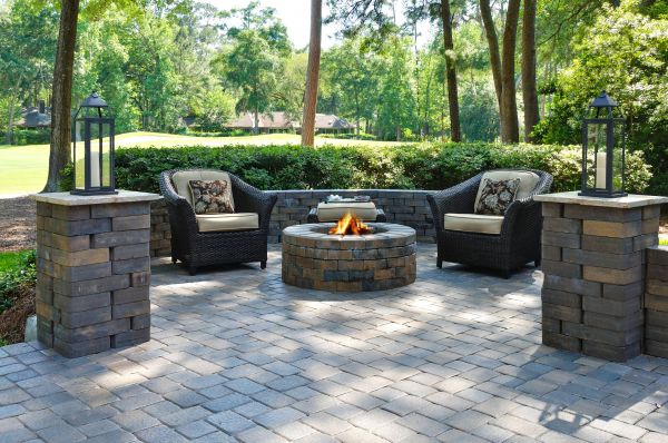 Fire Pit Installation in Albany