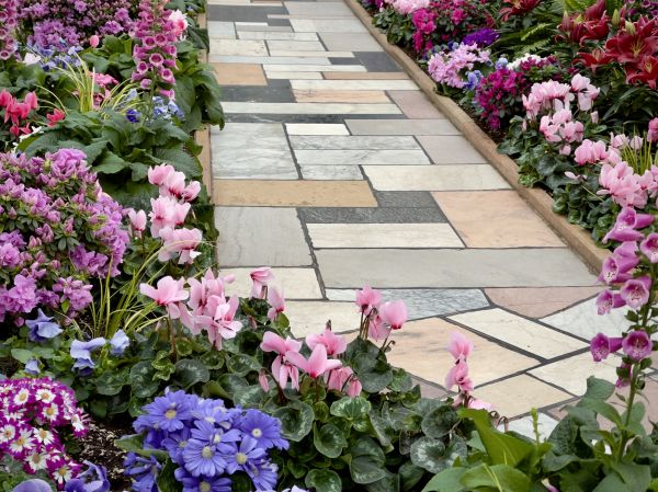 Garden Path Installation in Albany